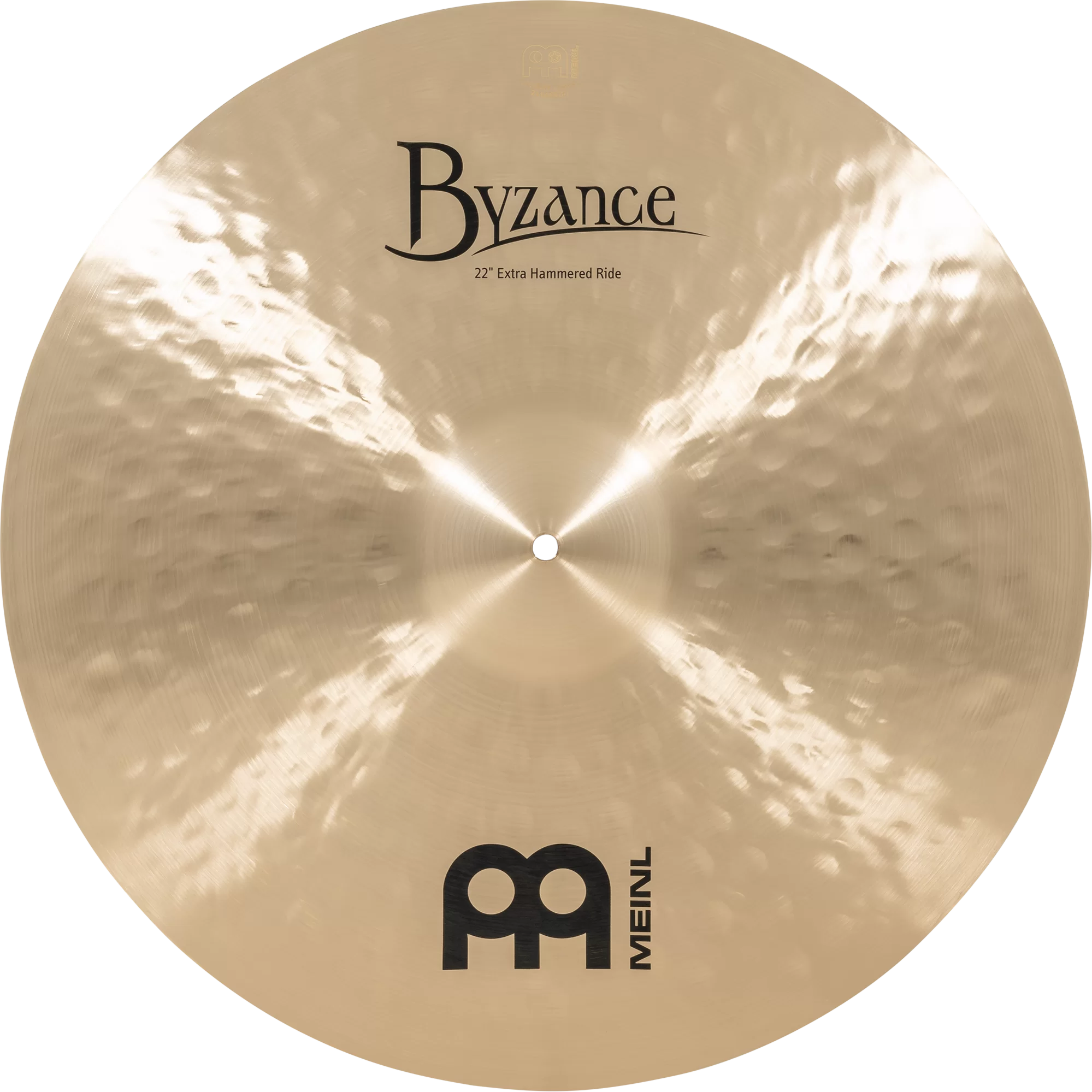 22" Meinl Byzance Traditional Extra Hammered Ride - B22EHR