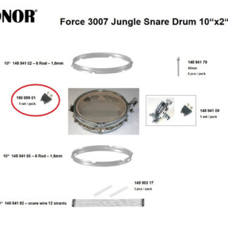 sonor black s-class pro force butt 190 099 01
