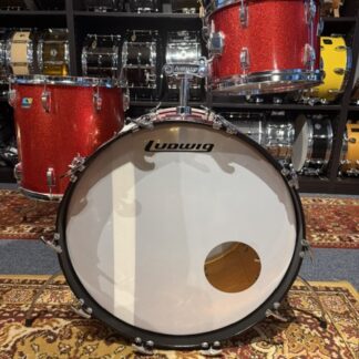 ludwig classic maple 70s red sparkle